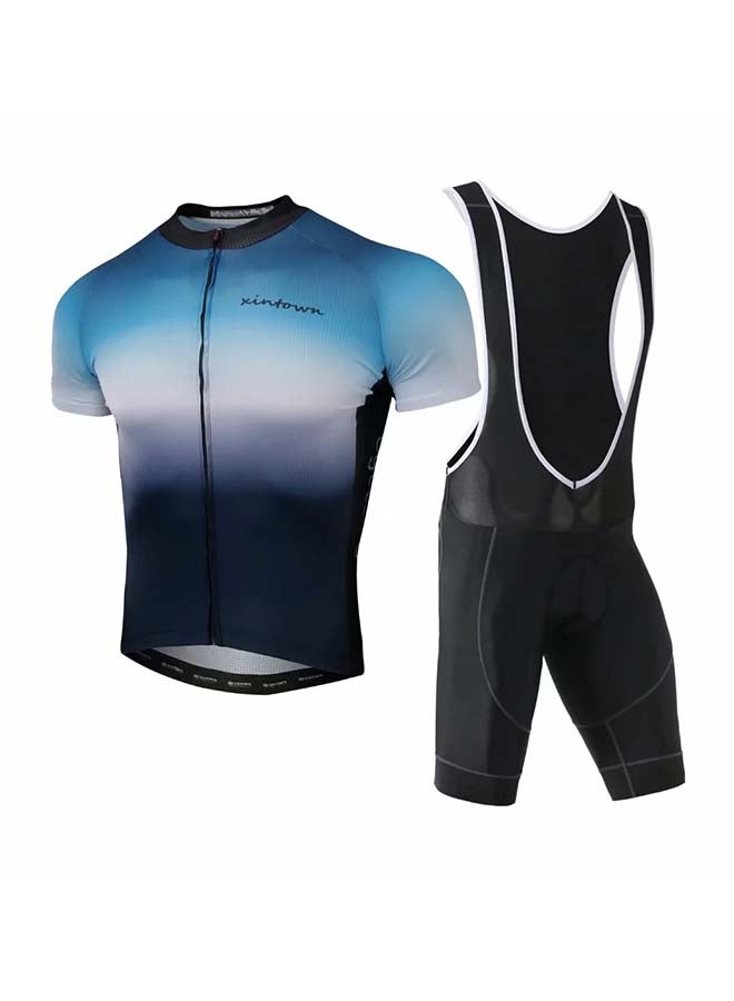 Xintown 2-Piece Quick Dry Breathable Cycling Suit Set  - Image 1