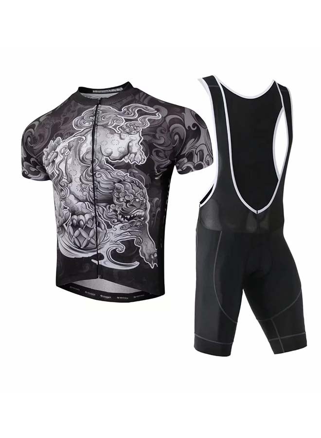 Xintown 2-Piece Quick Dry Breathable Cycling Suit Set - Image 1