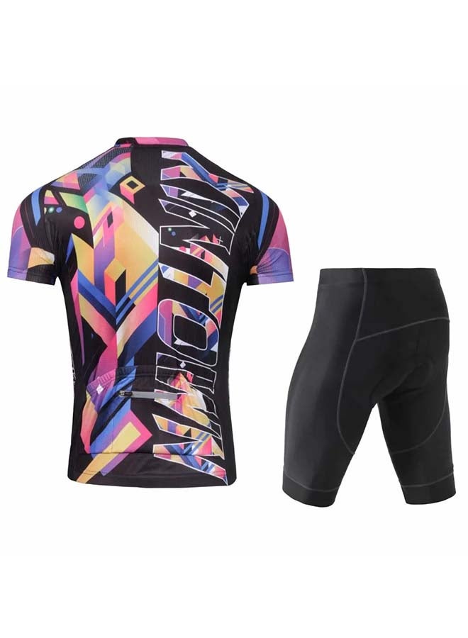 Xintown 2-Piece Quick Dry Breathable Cycling Suit Set  - Image 2