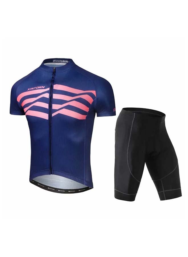 Xintown 2-Piece Quick Dry Breathable Cycling Suit Set  - Image 1