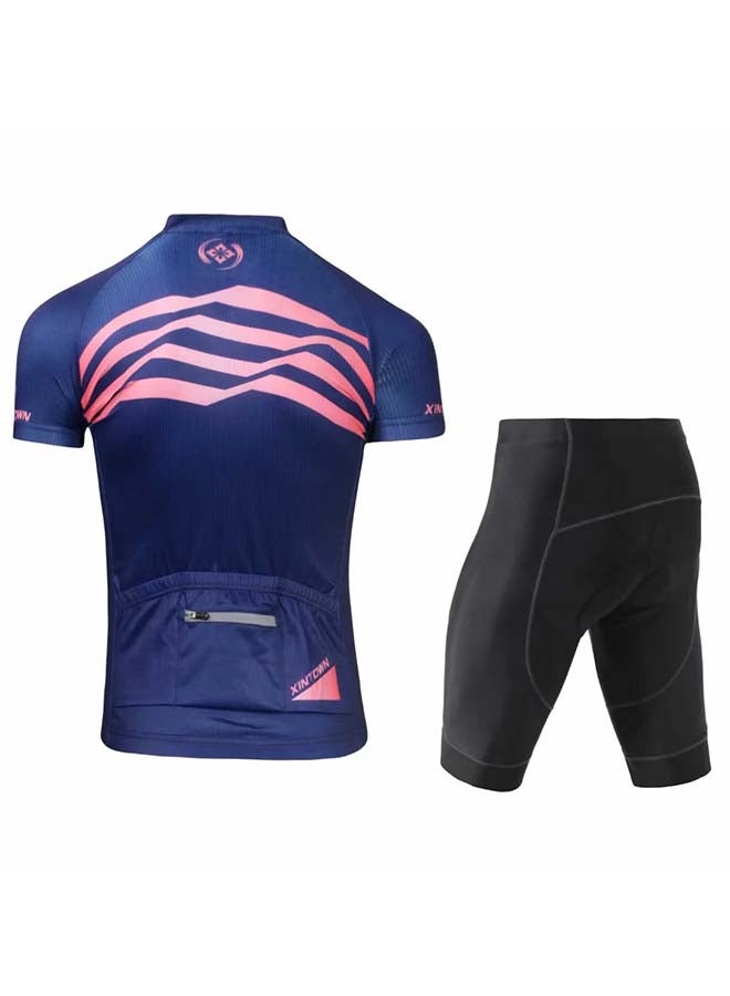 Xintown 2-Piece Quick Dry Breathable Cycling Suit Set  - Image 2