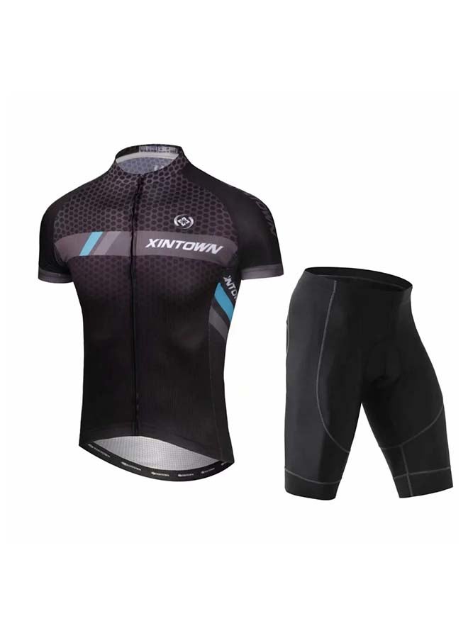 Xintown 2-Piece Quick Dry Breathable Cycling Suit Set  - Image 1