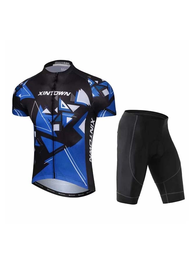 Xintown 2-Piece Quick Dry Breathable Cycling Suit Set  - Image 1
