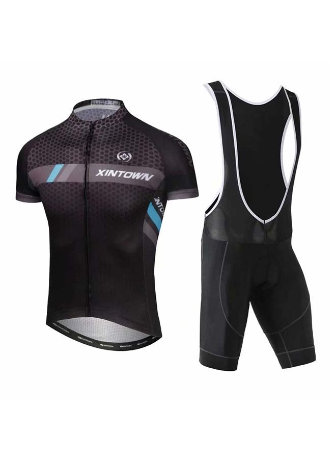Xintown 2-Piece Quick Dry Breathable Cycling Suit Set - Image 1