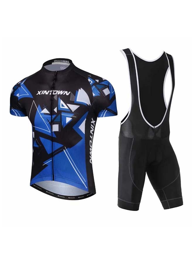 Xintown 2-Piece Quick Dry Breathable Cycling Suit Set  - Image 1