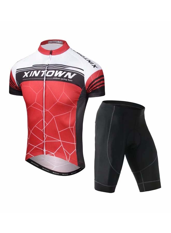 Xintown 2-Piece Quick Dry Breathable Cycling Suit Set - Image 1
