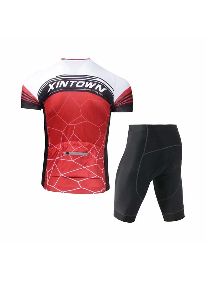 Xintown 2-Piece Quick Dry Breathable Cycling Suit Set - Image 2