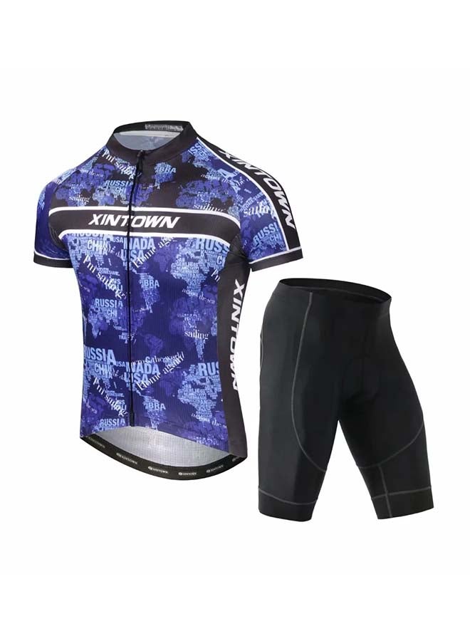Xintown 2-Piece Quick Dry Breathable Cycling Suit Set  - Image 1