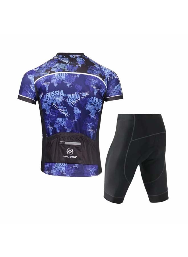 Xintown 2-Piece Quick Dry Breathable Cycling Suit Set  - Image 2