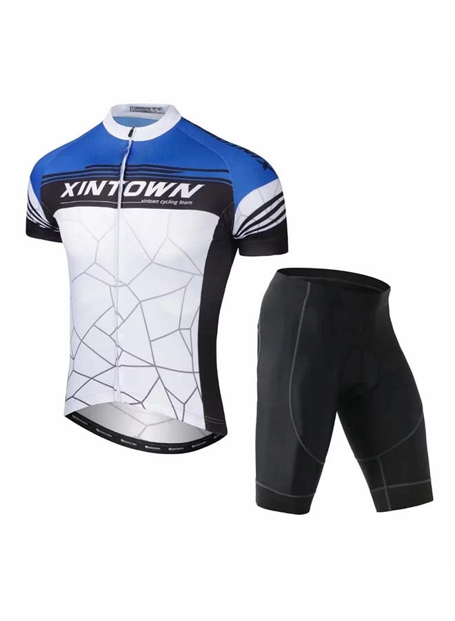 Xintown 2-Piece Quick Dry Breathable Cycling Suit Set  - Image 1