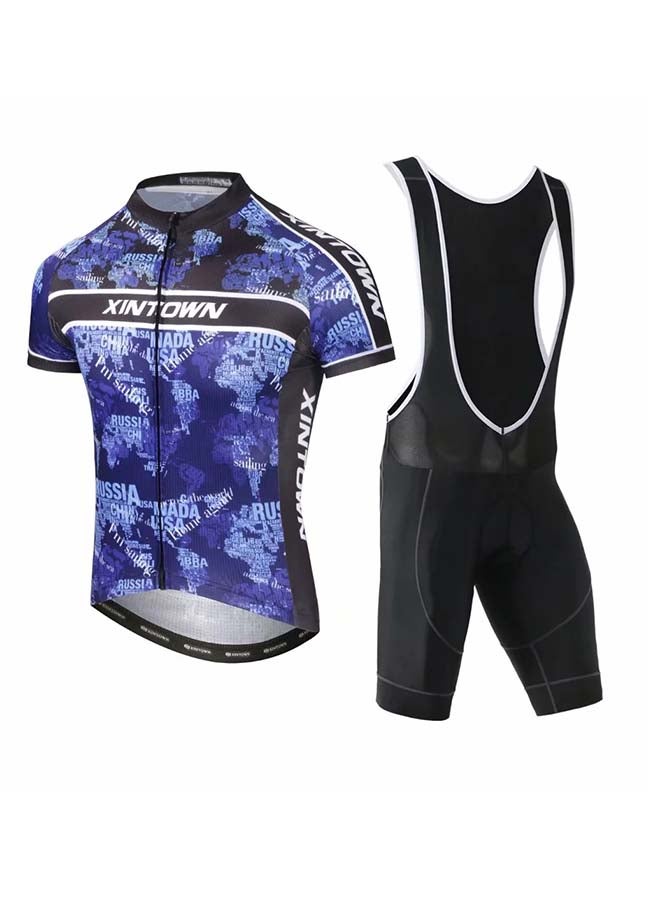 Xintown 2-Piece Quick Dry Breathable Cycling Suit Set  - Image 1