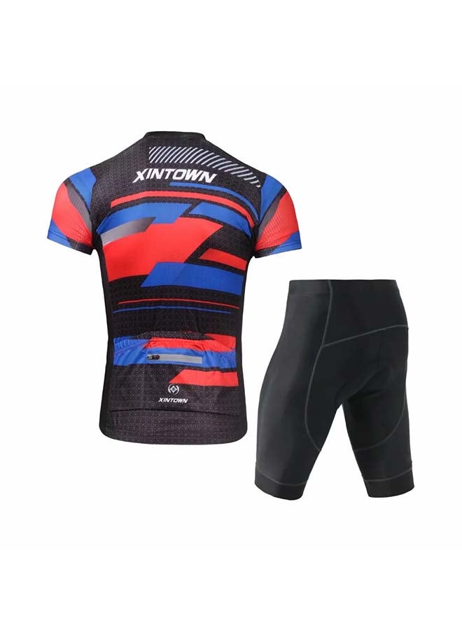 Xintown 2-Piece Quick Dry Breathable Cycling Suit Set - Image 2