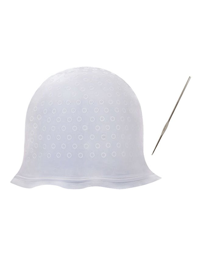 Generic - Reusable Hair Coloring Highlight Dye Cap White - Image 1