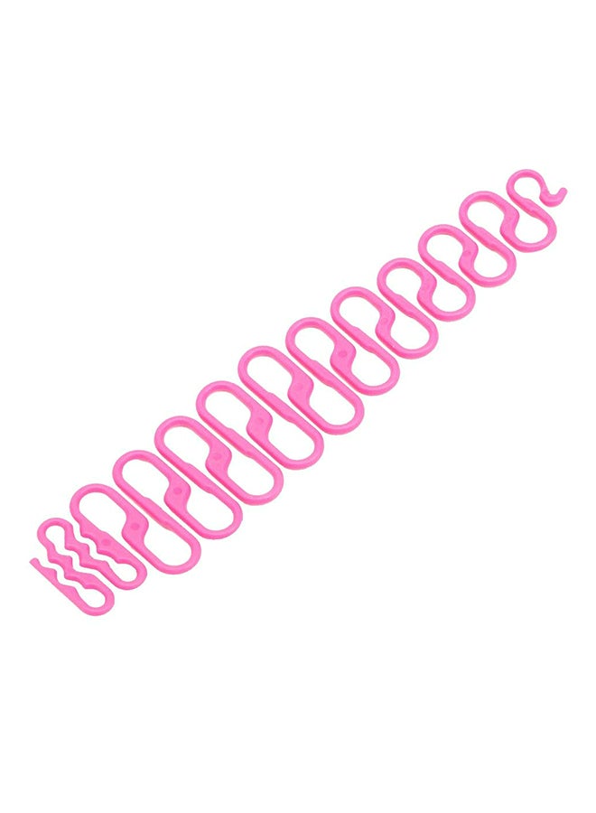 Weave Braid Twist Roller Hair Braiding Tool Pink