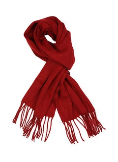Sakkas Solid Cashmere Scarf Burgundy 