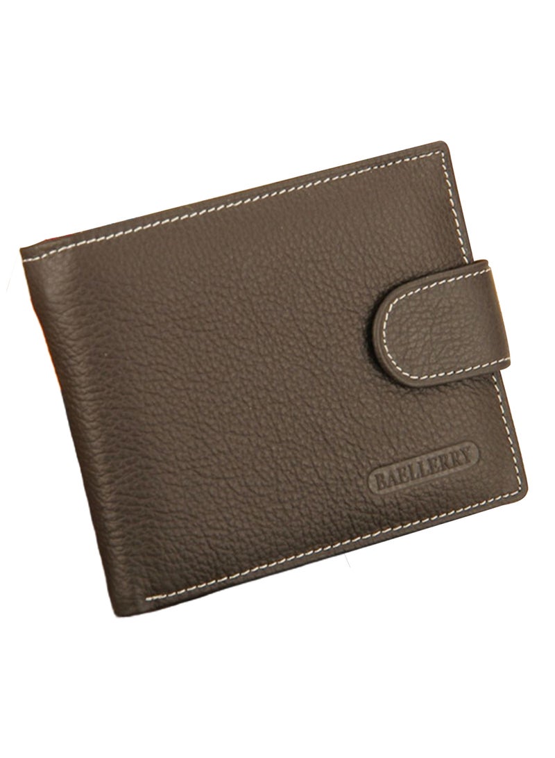 Retro Design Multi-Function Wallet Khaki  - Image 1