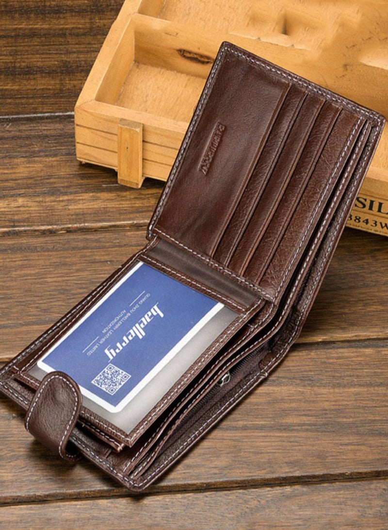 Retro Design Multi-Function Wallet Khaki  - Image 2