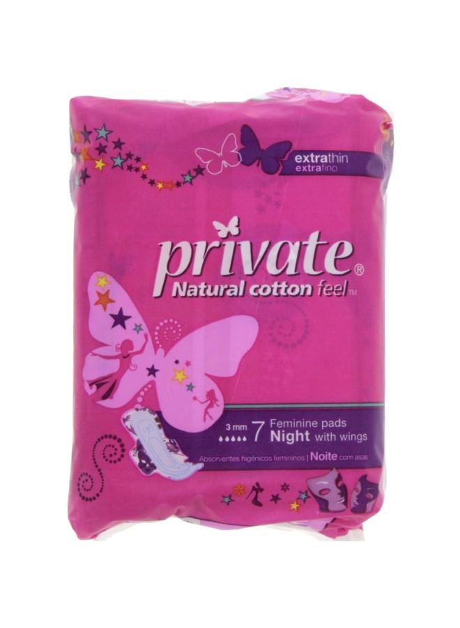 Private 7-Piece Natural Cotton Feel Sanitary Pad Set 