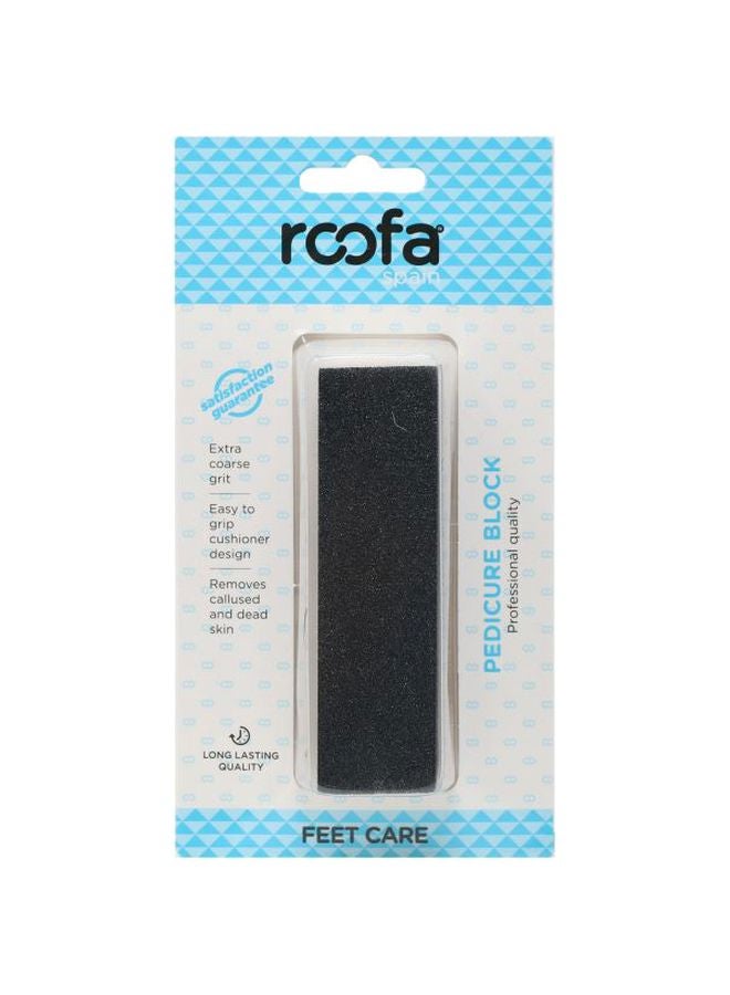 roofa Foot Care Pedicure Block Black
