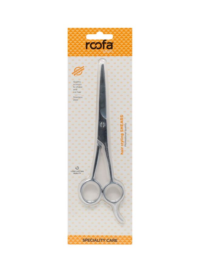 Roofa Spain - Stainless Steel Hair Styling Scissors Silver - Image 1