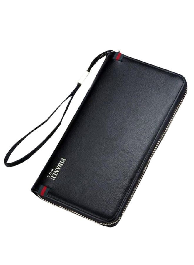 PIDANLU Simple Stylish Large Capacity Clutch Black - Image 1