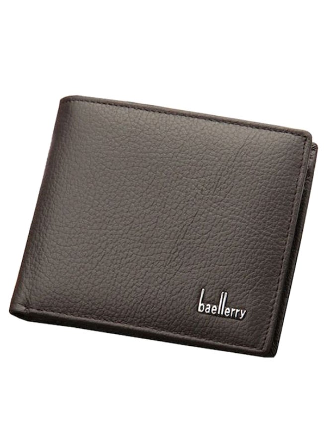 Baellery Casual Stylish Short Wallet Black - Image 1