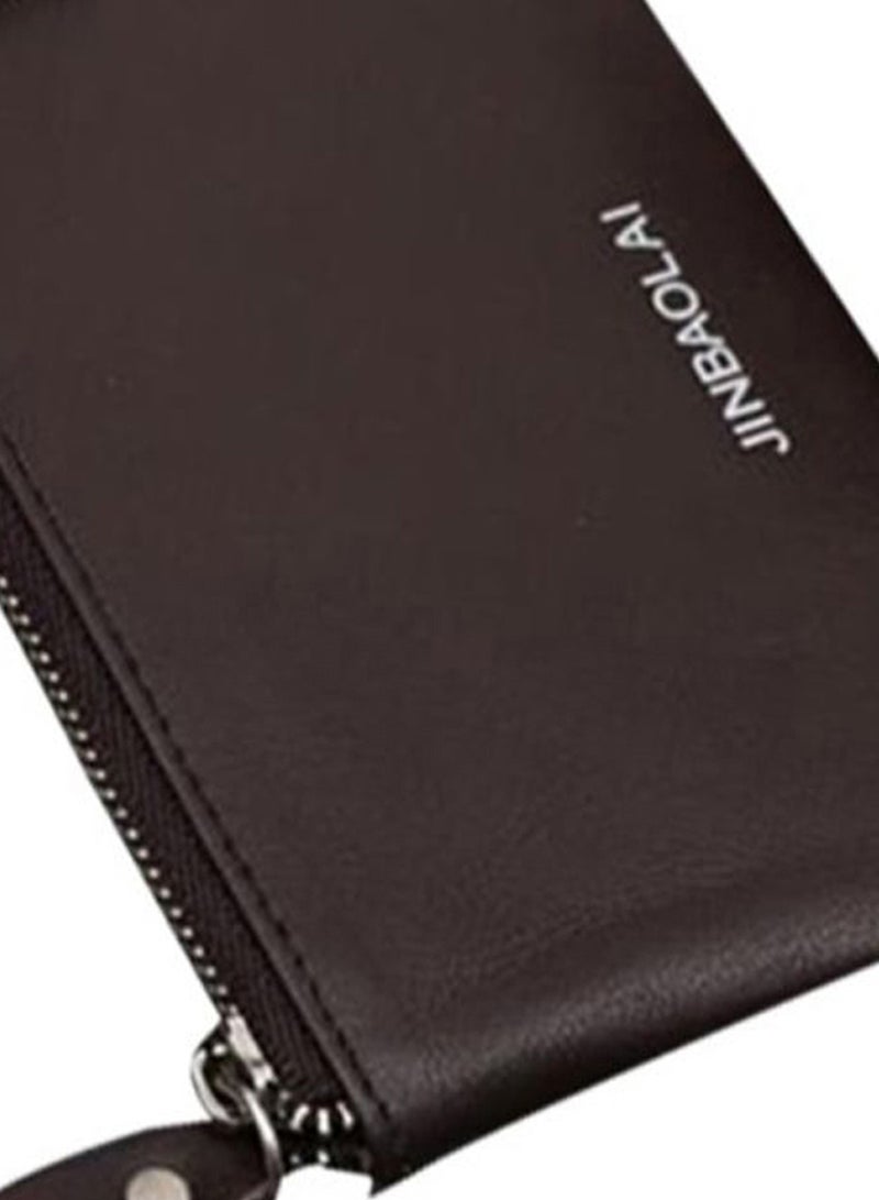 JINBAOLAI - Mini Simple Design Short Wallet Coffee - Image 1