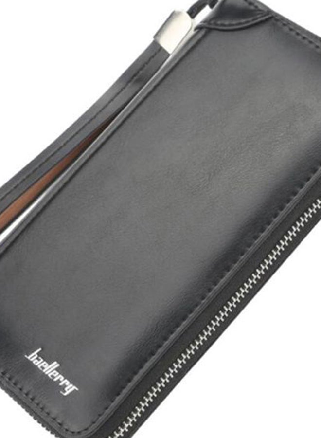 Baellery Retro Style Trendy Business Wallet Black - Image 2