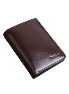 CarrKen 2-Fold Rectangle Shape Multi Function Wallet Brown  - Image 1