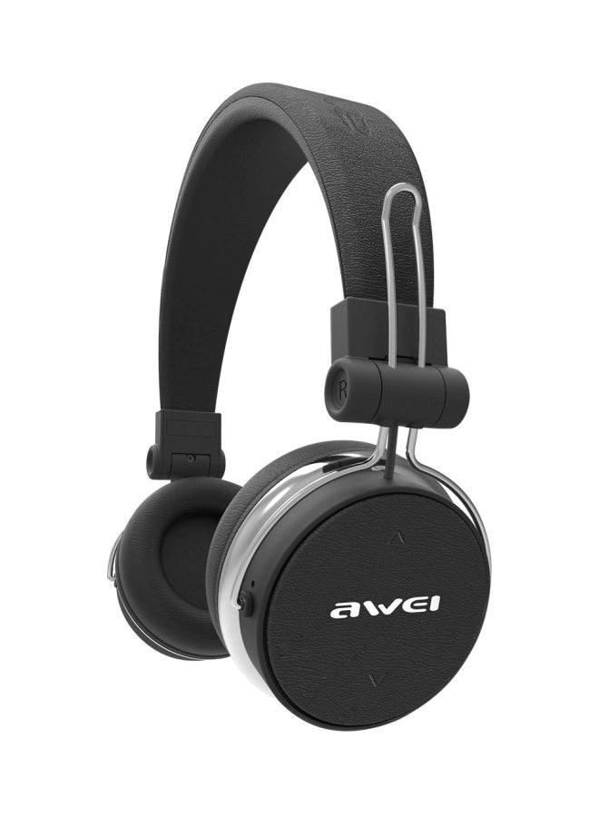 Awei HiFi Flexible Bluetooth Wireless Over-Ear Headphones Black