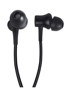 Xiaomi Wired In-Ear Earphones With Mic Matte Black  - Image 2