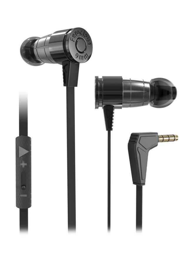 Plextone - G25 Wired In-Ear Headphones With Mic Black - Image 1