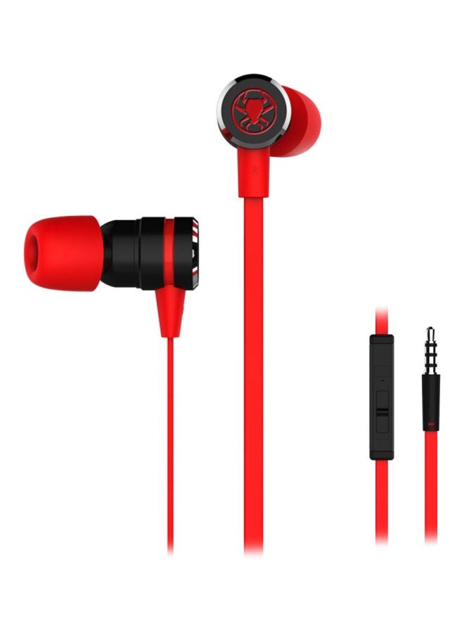 Plextone G30 In-Ear Wired Earphones With Mic Red/Black
