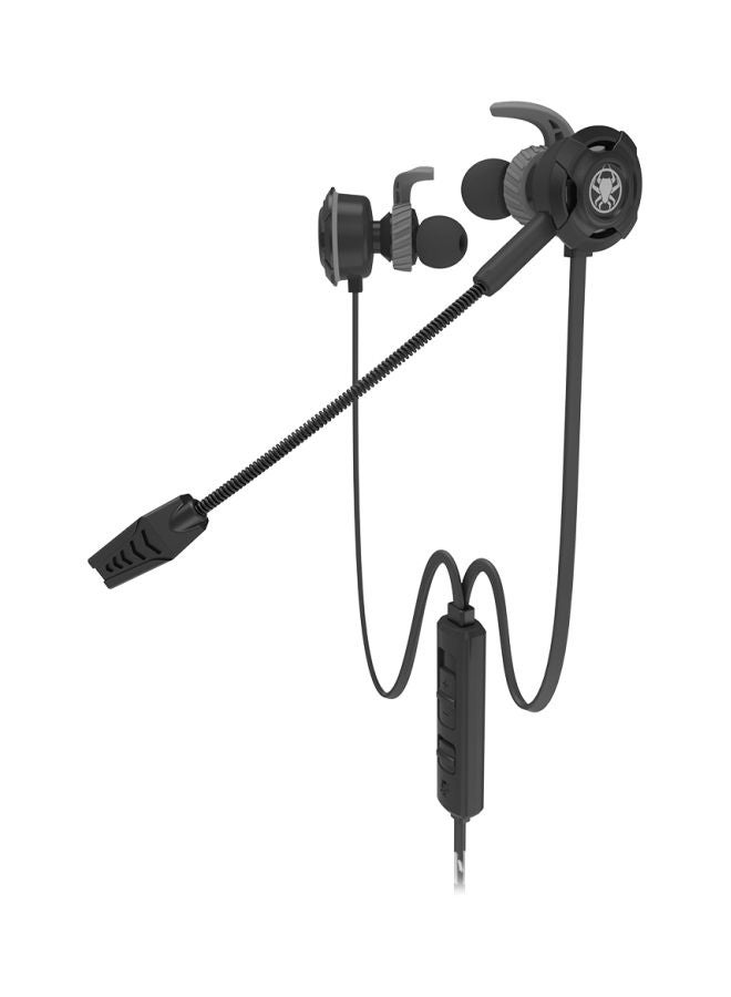 Plextone - G30 In-Ear Wired Earphones With Mic Black - Image 1