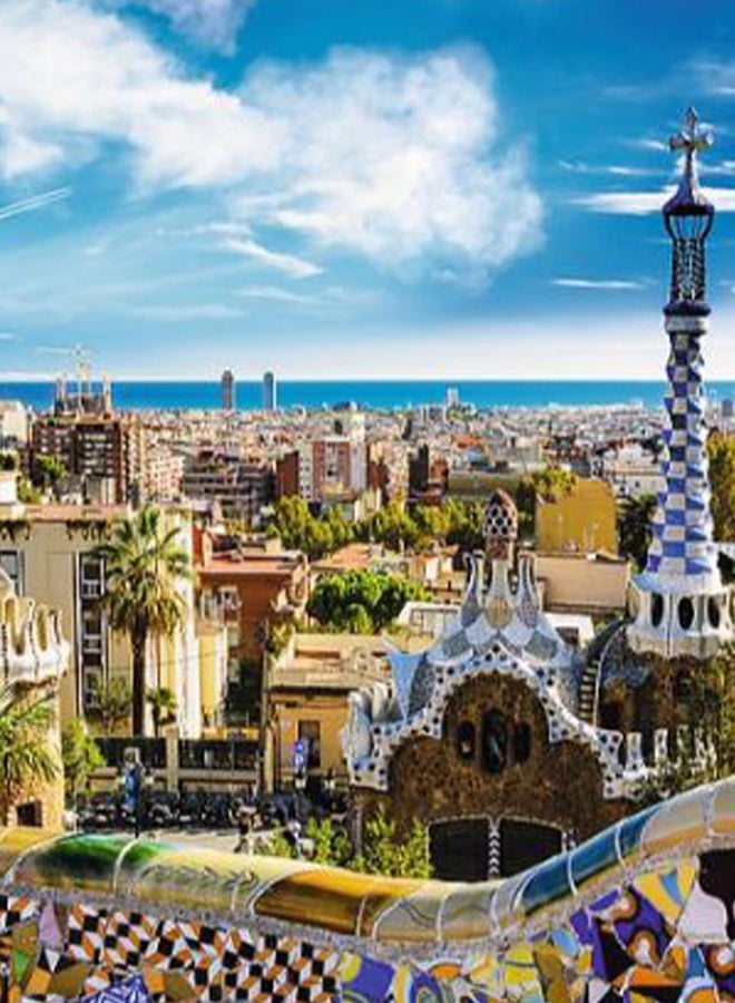 تريفل مجموعة أحجية تركيب صور حديقة جويل في برشلونة من 1500 قطعة - Image 2