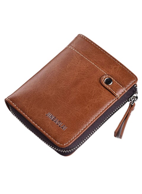 Ultrathin Portable Multilayer Wallet Brown
