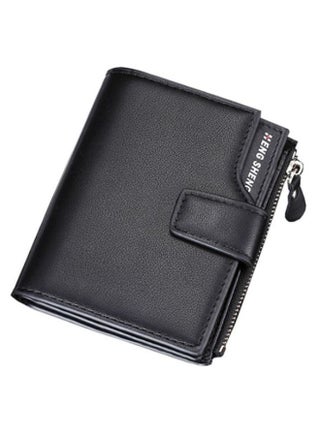 Solid Pattern Fashionable Wallet Black - v1569340022/N30131844A_1