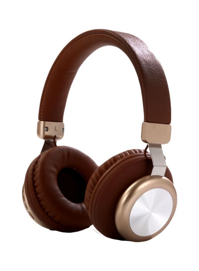 Over-Ear Wireless Stereo Headphones Brown