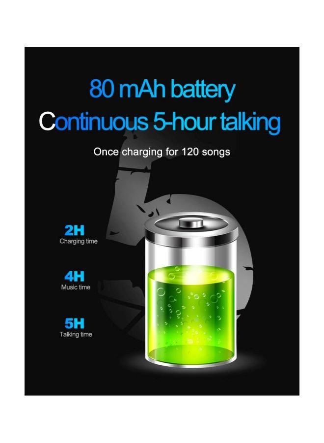 Fineblue - F920 Anti-Theft In-Ear Bluetooth Headset Black/Grey - Image 1