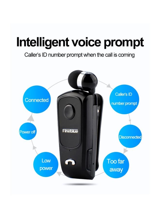 Fineblue - F920 Anti-Theft In-Ear Bluetooth Headset Black/Grey - Image 1