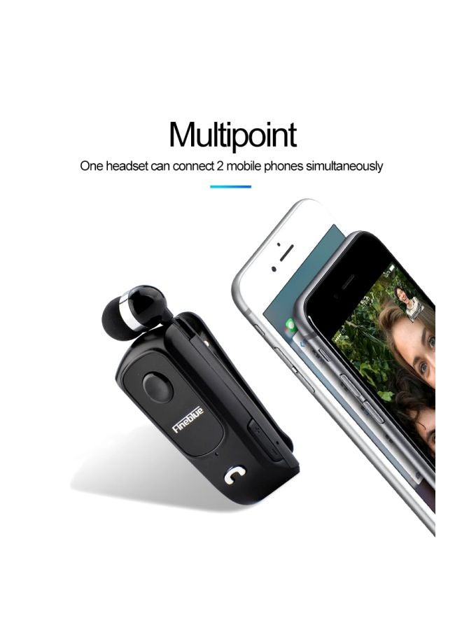 Fineblue - F920 Anti-Theft In-Ear Bluetooth Headset Black/Grey - Image 1