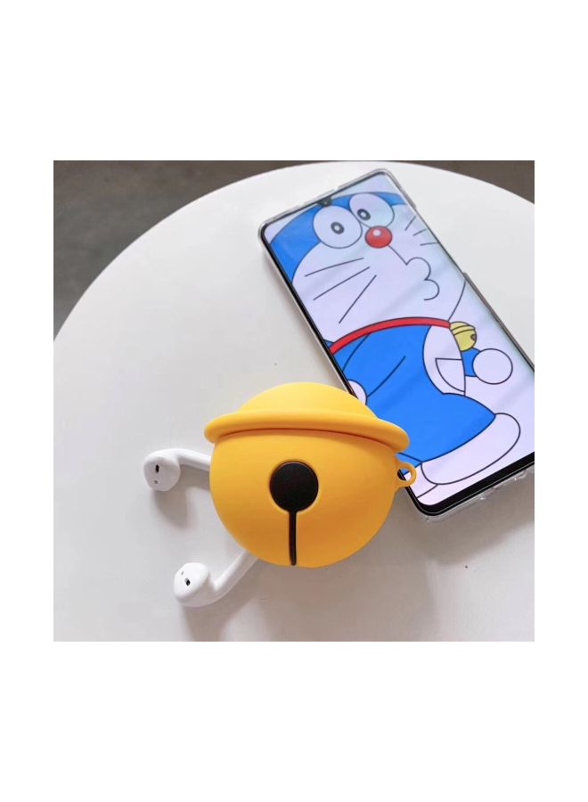 Generic - Bell Design Case For Apple AirPods 1/2 Yellow/Black - Image 1