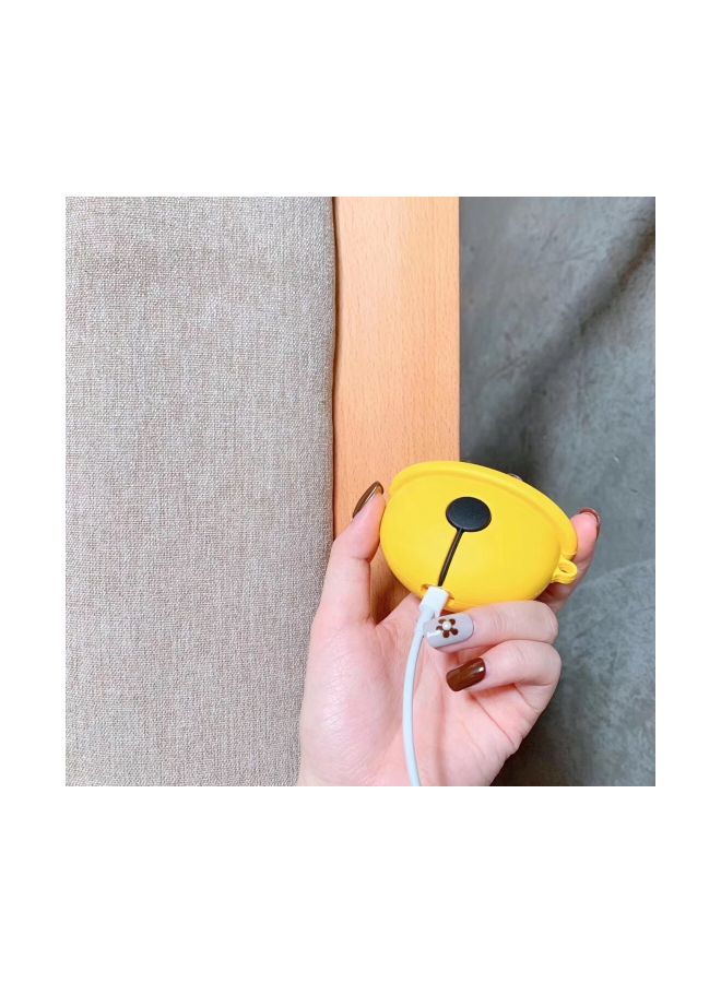 Generic - Bell Design Case For Apple AirPods 1/2 Yellow/Black - Image 1