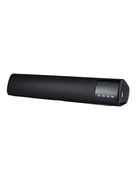 B28S Bluetooth Stereo Speaker With LCD Display And Built-in MIC Black