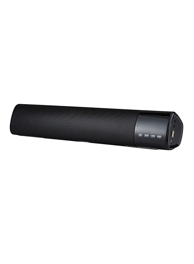 B28S Bluetooth Stereo Speaker With LCD Display And Built-in MIC Black