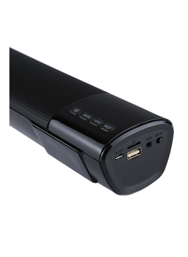 B28S Bluetooth Stereo Speaker With LCD Display And Built-in MIC Black