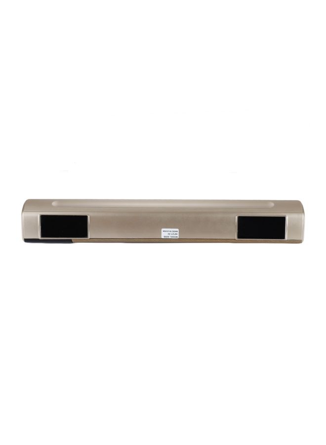 B28S Bluetooth Stereo Speaker With LCD Display And Built-in MIC Gold