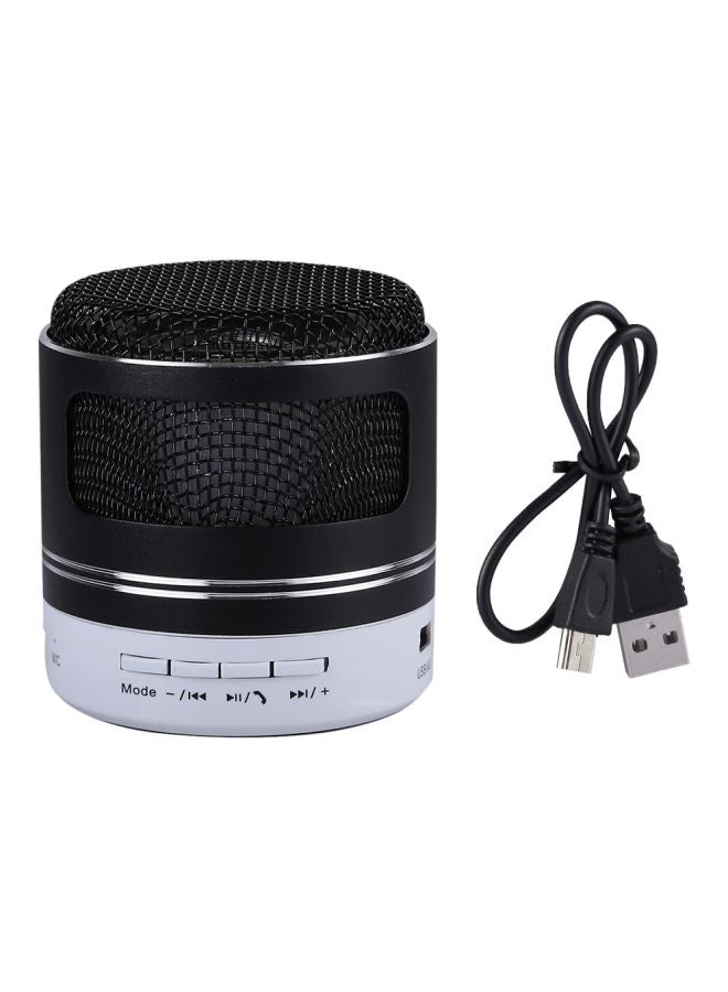 Portable Bluetooth Speaker With Built-in Mic Black - Image 4