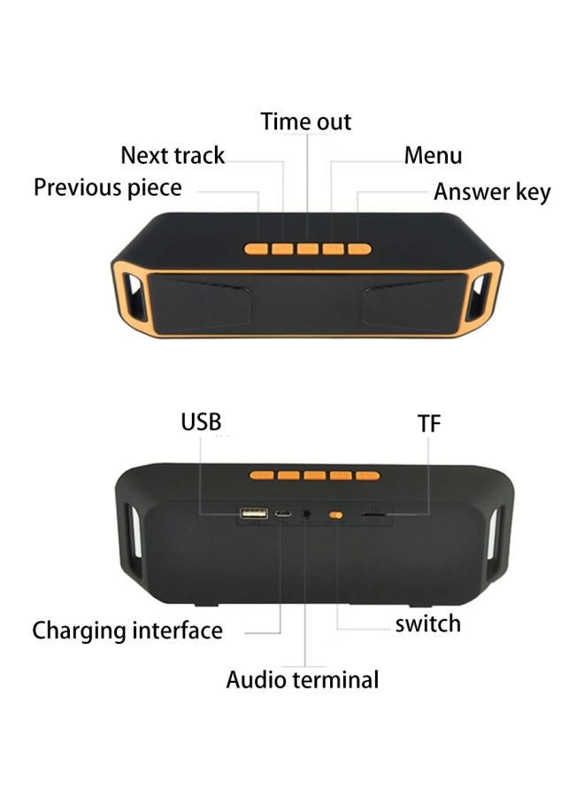 SC208 Multifunctional Bluetooth Speaker Grey - Image 2