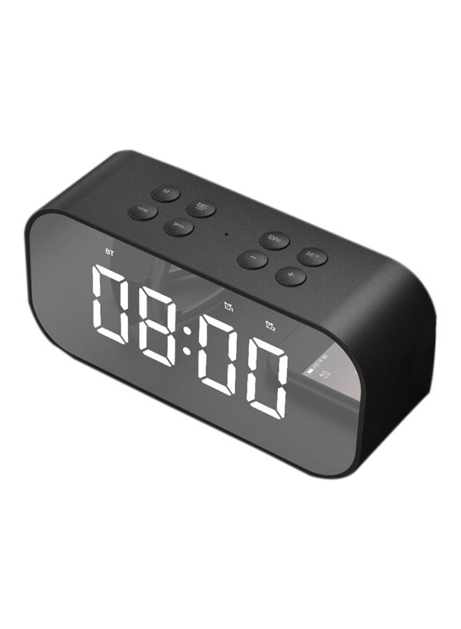 BT501 Bluetooth Speaker With LED Display And Alarm Clock Black - v1569342460/N30189993A_1